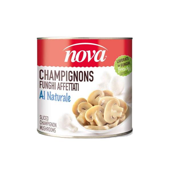 CHAMPIGNONS FUNGHI AFFETTATI AL NATURALE