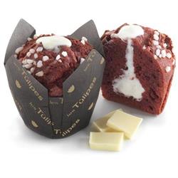 RED VELVET TULIP MUFFIN