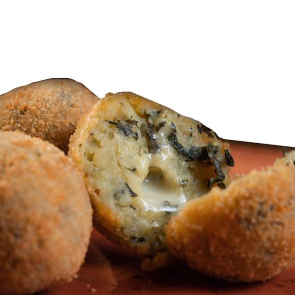 Crocche di patate con friarelli